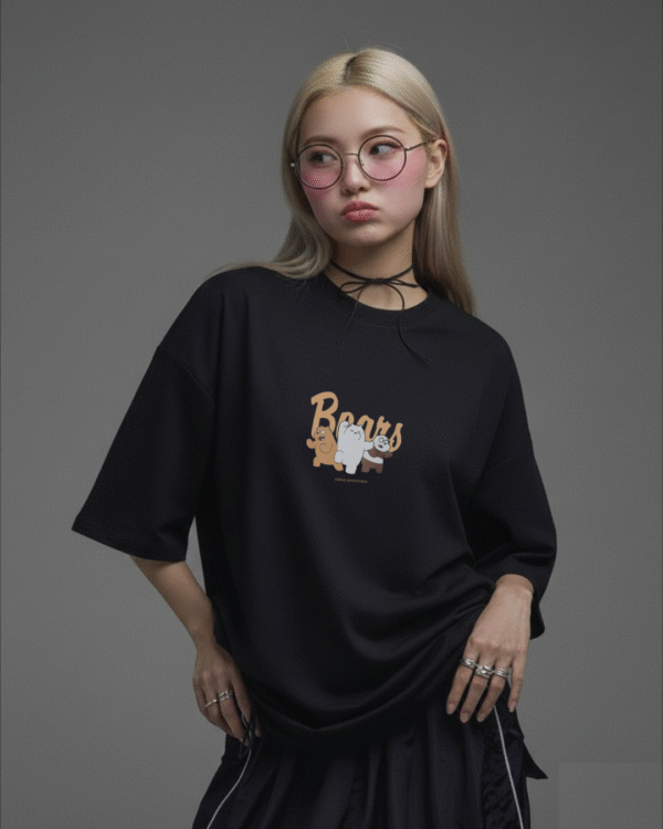 Aviluk's Bear Trio Bliss Oversized Classic T-Shirt