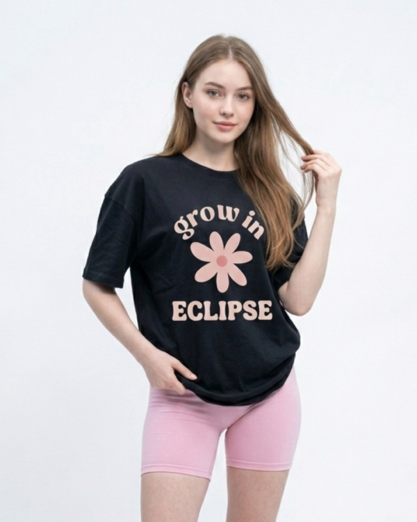 Aviluk's Eclipse Bloom Oversized Classic T-Shirt