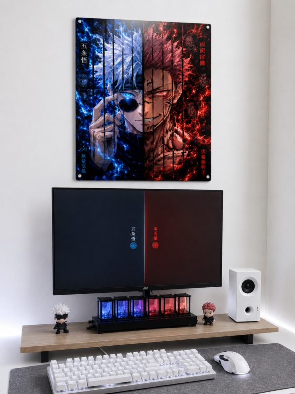 Domain Clash Metal Poster