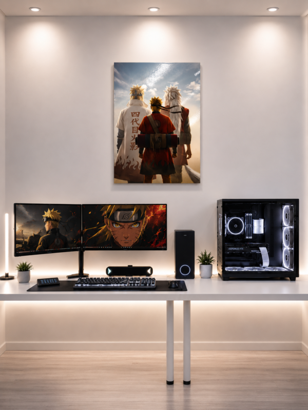 Naruto Sage Mode Metal Poster